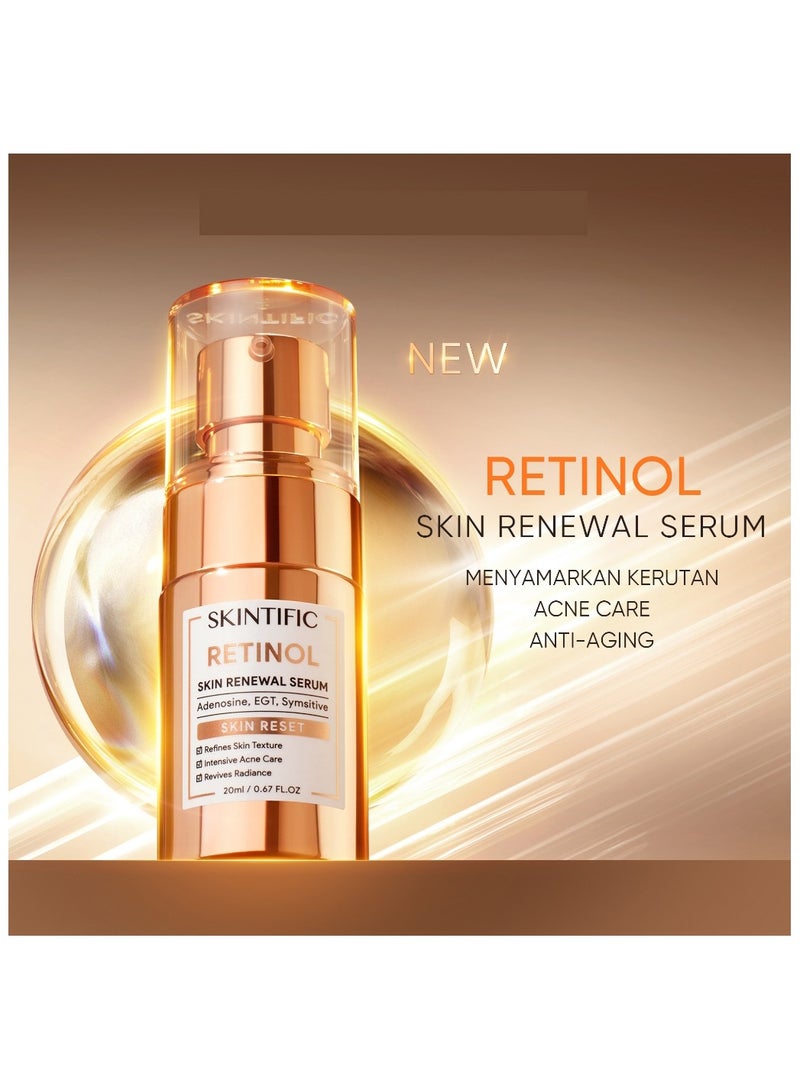 SKINTIFIC Anti Aging Retinol set Retinol skin Renewal Moisturizer + Retinol Skin Renewal Serum - Image 4