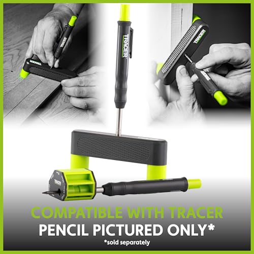 Tracer Marking Guide Set - Center Finder & Scribe Block With Hole That Fits Tracer Deep Hole Carpenters Pencil - Image 3