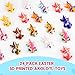 Zesua Easter Basket Stuffers Easter Basket Essentials 24 Pack Prefilled Easter Eggs Filled with 3D Printed Axolotl Toys Mini Animal Fidget Figures Easter Gifts for Toddlers Boys Girls - Image 4
