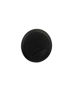 Cable hole cover Black 60 mm - 2 Pcs