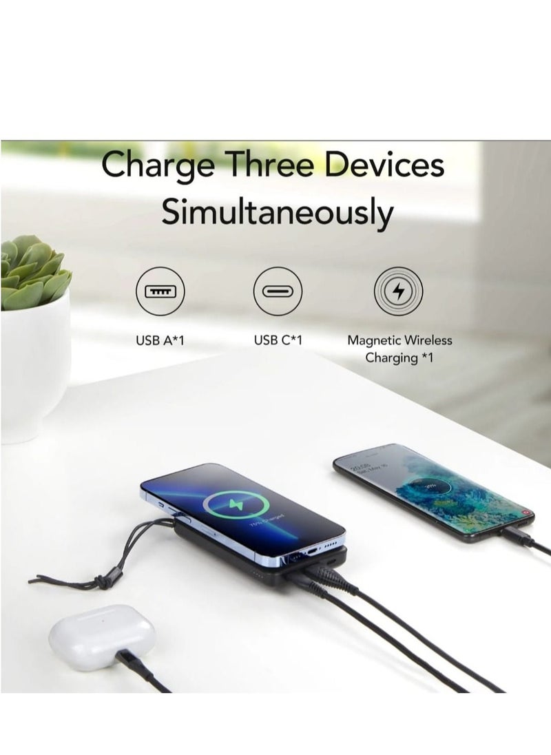 VEGER - Wireless Magnetic Power Bank With a Capacity Of10000 mAh Compatible With iPhone - Image 1