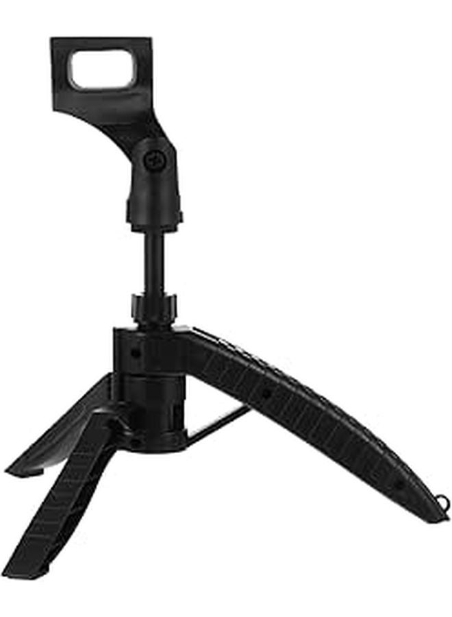 Adjustable Height Desktop Microphone Stand With Stable Tripod Base For Home Studio Recording - Image 1
