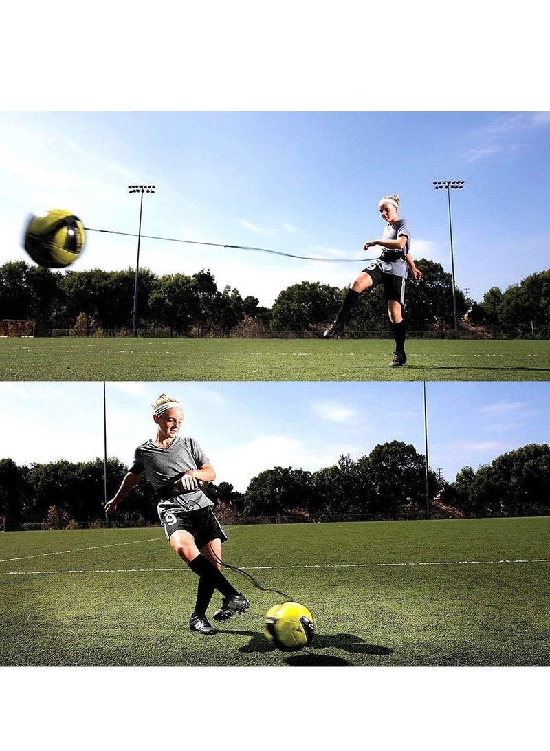 RATSAW Football Kick Trainer Soccer Training Belt Solo Practice Training Aid Football Training Tool Waist Belt Adjustable Football Training Belt Soccer Volleybal for Fits Kids and Adult  - Image 5