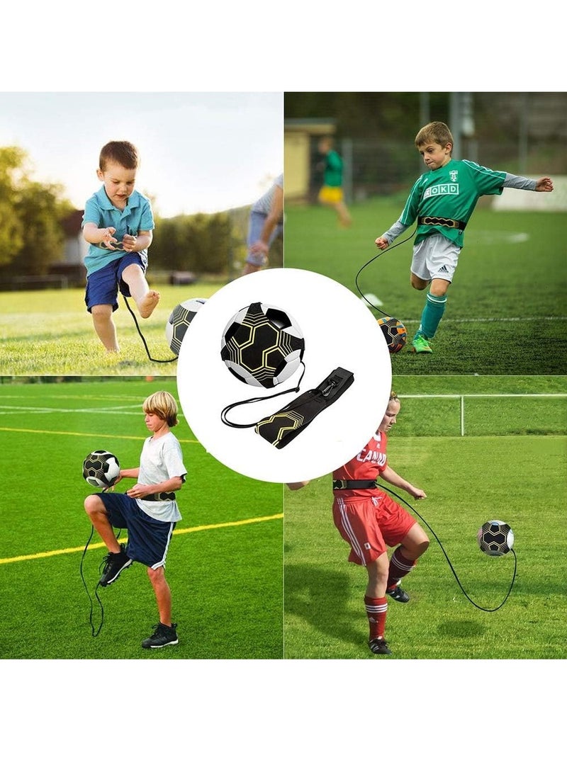 RATSAW Football Kick Trainer Soccer Training Belt Solo Practice Training Aid Football Training Tool Waist Belt Adjustable Football Training Belt Soccer Volleybal for Fits Kids and Adult  - Image 4