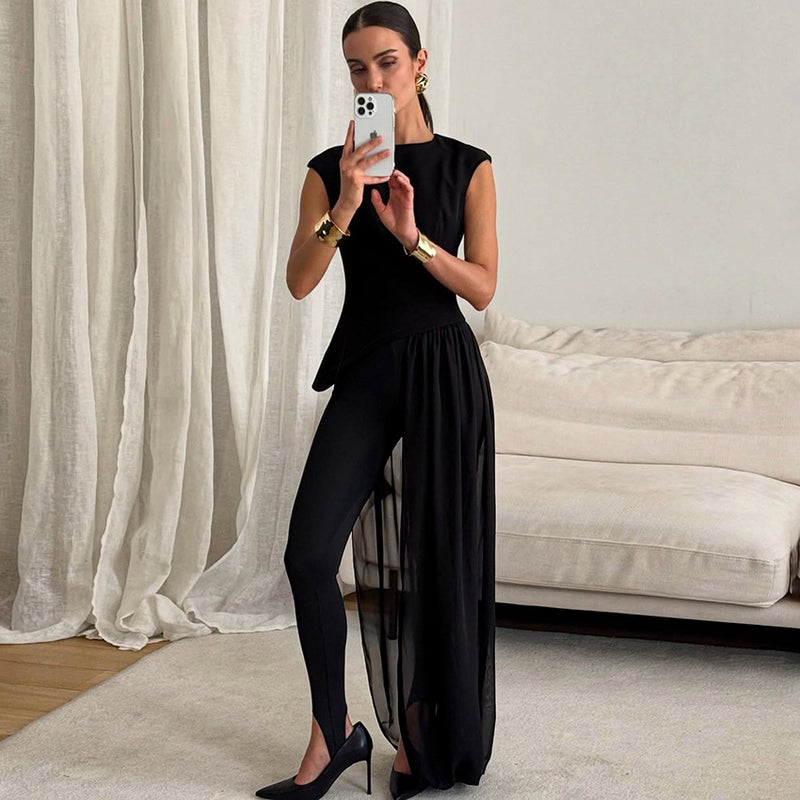 Women's French Style A-Line Maxi Dress - Image 2