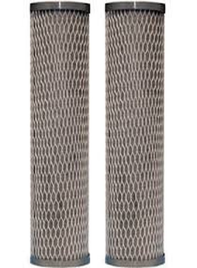 CFS - 2 Pack Carbon Block Water Filter Cartridges Compatible with American Plumber W5CIP Models - Remove Bad Taste and Odor - Under Sink Replacement Filter Cartridge