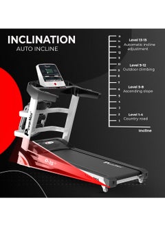 PowerMax Fitness Fitness Tda-255 (5Hp Peak) Multi-Function Treadmill For Home Use With Massager 【Max User Wt. 125Kg | 15 Level Auto Incline | Top Speed:15.8 Km/Hr | Spring Resistance】  - Image 5