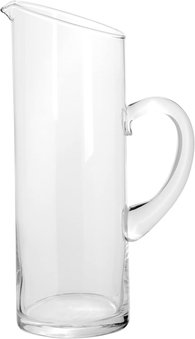 Glaver's Glass Water Pitcher with Spout – Elegant Serving Carafe for Water, Juice, Sangria, Lemonade, and Cocktails – Crystal-Clear Glass Beverage Pitcher. - Image 5