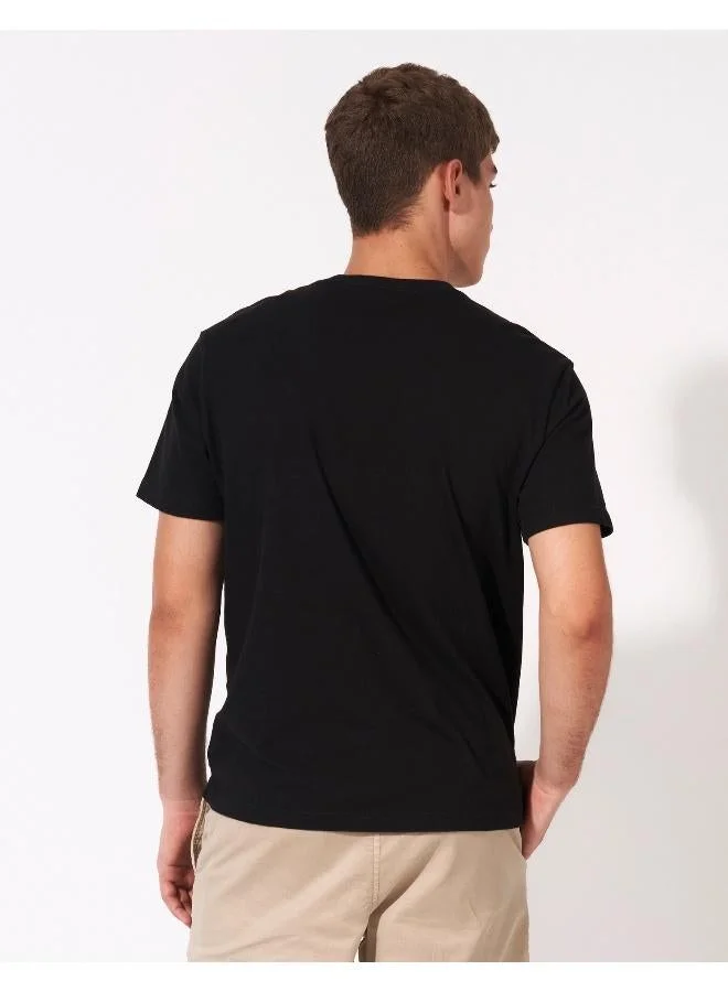 American Eagle BLACK AE Super Soft Icon V-Neck T-Shirt for Men | Best Price UAE