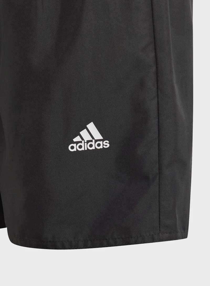 adidas Originals Yb Bos Shorts Black Swim Swimwear 5-6Y