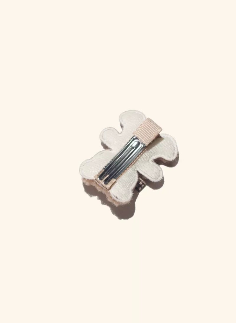 4 قطع من مشابك الشعر المزخرفة على شكل دب للفتيات الصغيرات  - Image 2
