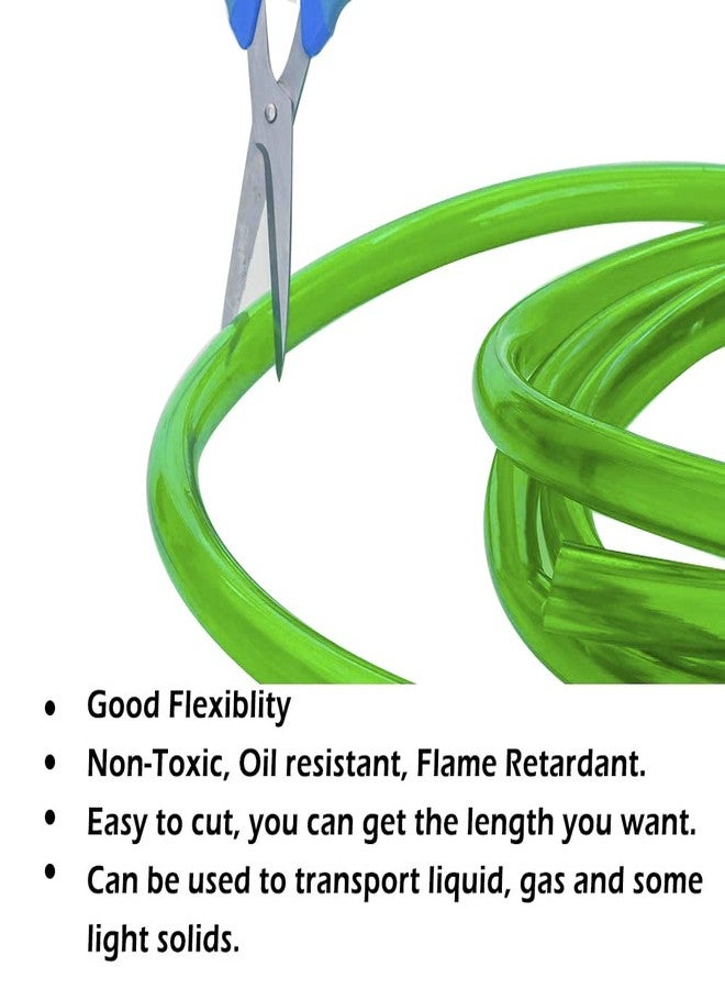 Feelers Green PVC Tubing 5/8"ID x 7/8"OD Vinyl Flexible Hose Water Fish Tank Aquarium Tubing Low Pressure Tube BPA Free, 9.84FT - Image 5