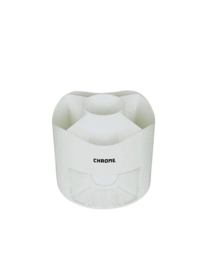 chrome Plastic Pen Stand 9693 - Image 1