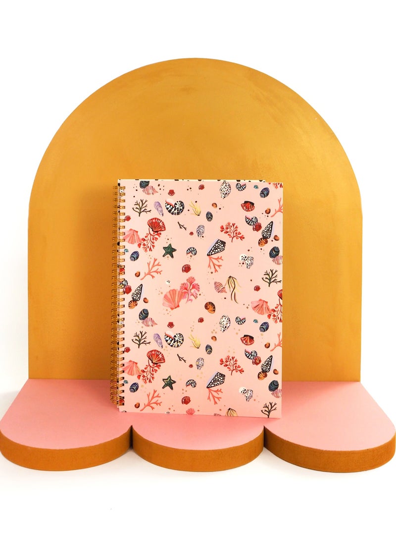 eleanor bowmer Pink Printed Spiral Notebook Journal - Image 2