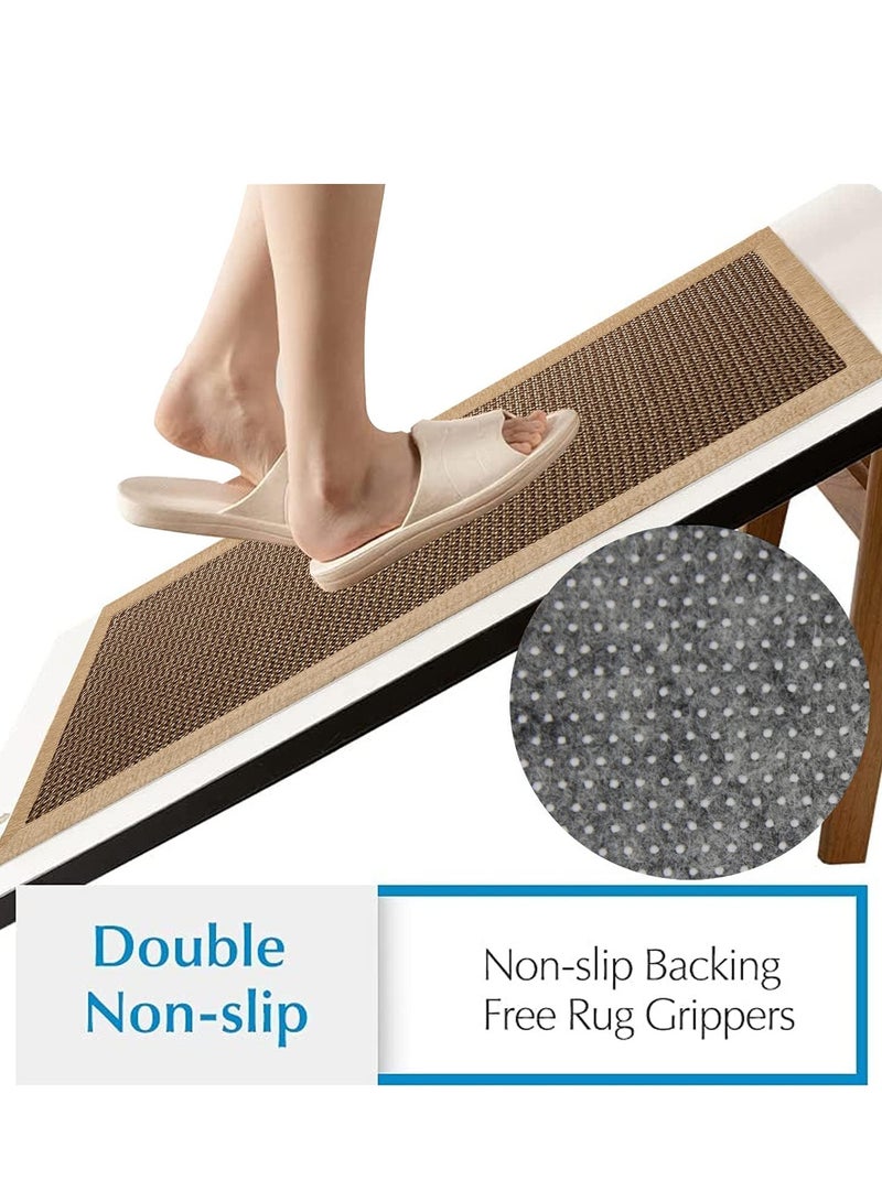 RATSAW 2 Piece Farmhouse Kitchen Rug Set Non-Slip Heavy-Duty Standing Mat Waterproof Comfort Floor Runner DNR22 - Image 3