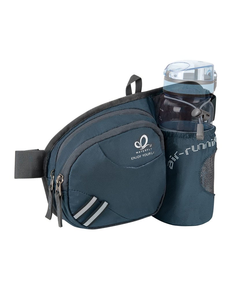 WATERFLY Fanny Pack Waist Bag: Waist Pack for Women Men with Water Bottle Holder Hiking Fanny Pack for Running Walking DogWalking Travel Cycling - Image 1