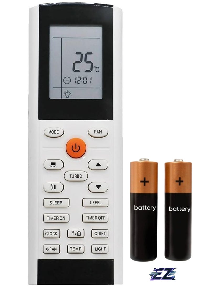 ELTRAZONE Replacement Air Conditioner Remote Control for GREE AC AFB Series English Version Vernbedinung with battery - Image 1