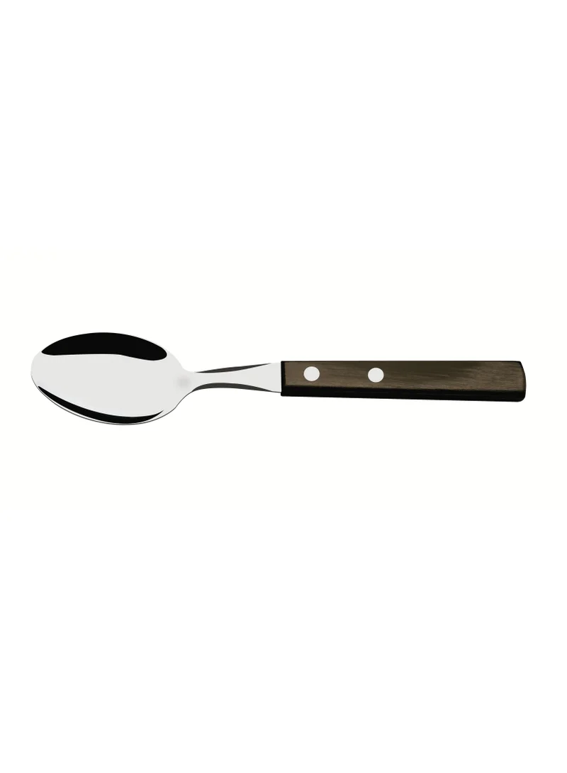 TRAMONTINA Tramontina Stainless Steel Tea Spoon with Treated Brown Polywood Handle