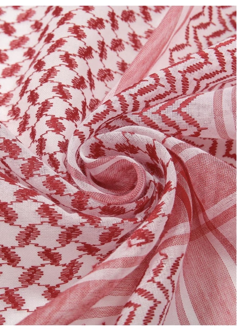 Arab Style Shemagh Wrap Keffiyeh Middle East Desert Scarf Men Scarves Neck Face Headwear Arabian - Image 4