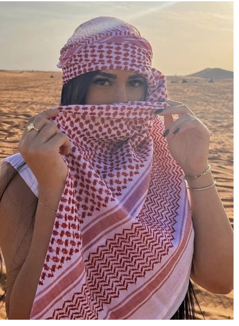 Arab Style Shemagh Wrap Keffiyeh Middle East Desert Scarf Men Scarves Neck Face Headwear Arabian - Image 1