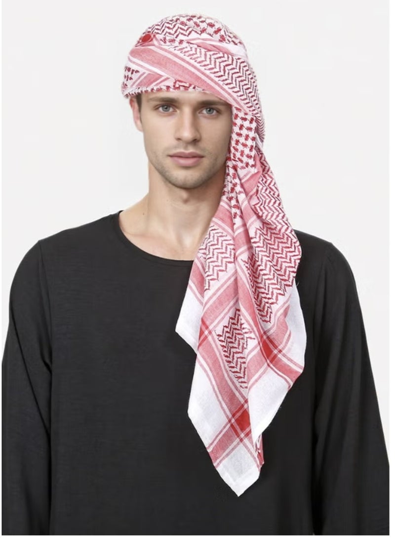 Arab Style Shemagh Wrap Keffiyeh Middle East Desert Scarf Men Scarves Neck Face Headwear Arabian - Image 2