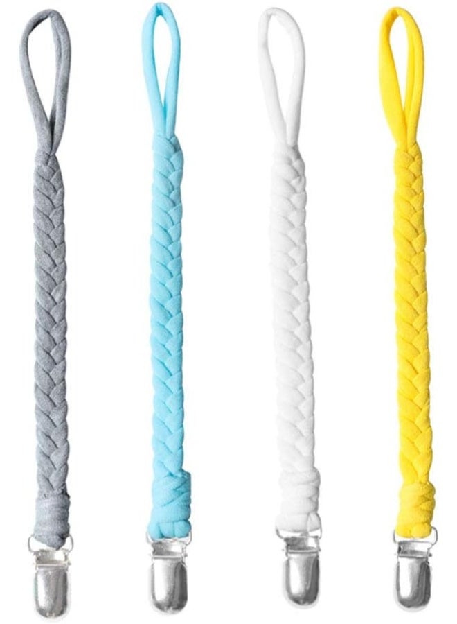 Onwon 4 Pieces Baby Pacifier Clips for Infant Boys and Girls - Image 1