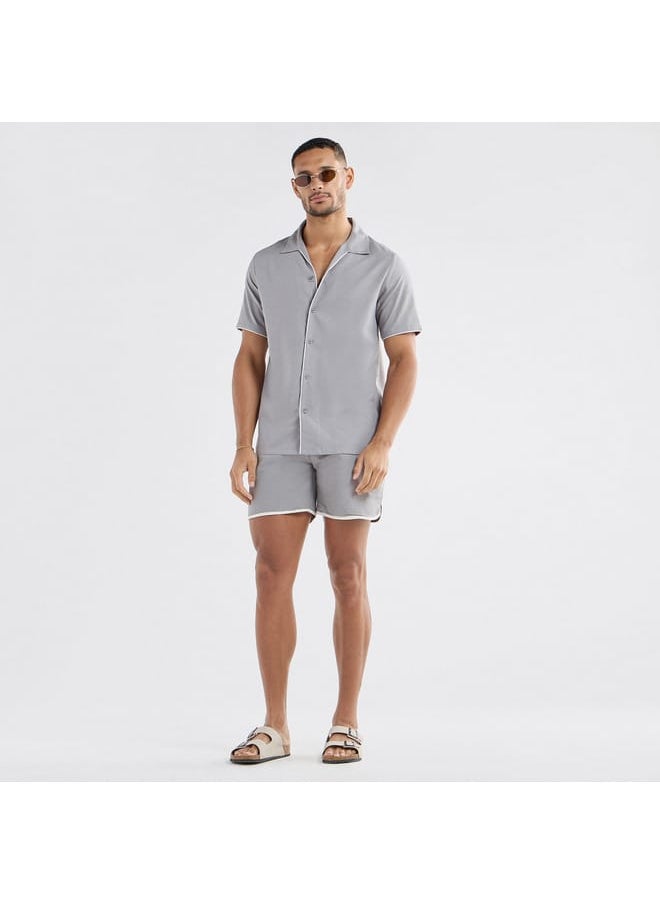 FAV Shorts with Pockets and Piping Detail  - Image 2