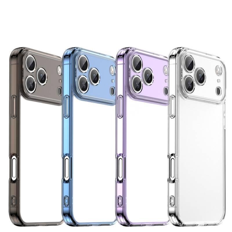 MS غطاء واقي بسيليكون لـ iPhone 17 / 17 Air / 17 Pro / 17 Pro Max مع مقاوم للصدمات وحماية من السقوط مع مقاوم للصدمات مع مقاوم لبصمات الأصابع مع مقاوم للخدش باللون شفاف من السيليكون - Image 2