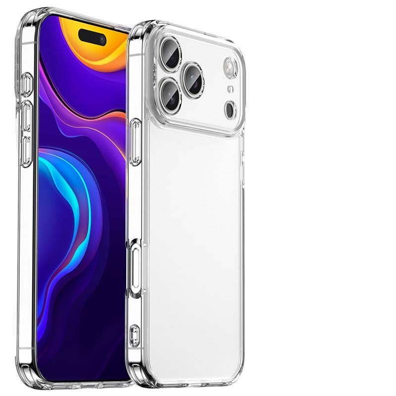 MS غطاء واقي بسيليكون لـ iPhone 17 / 17 Air / 17 Pro / 17 Pro Max مع مقاوم للصدمات وحماية من السقوط مع مقاوم للصدمات مع مقاوم لبصمات الأصابع مع مقاوم للخدش باللون شفاف من السيليكون - Image 3