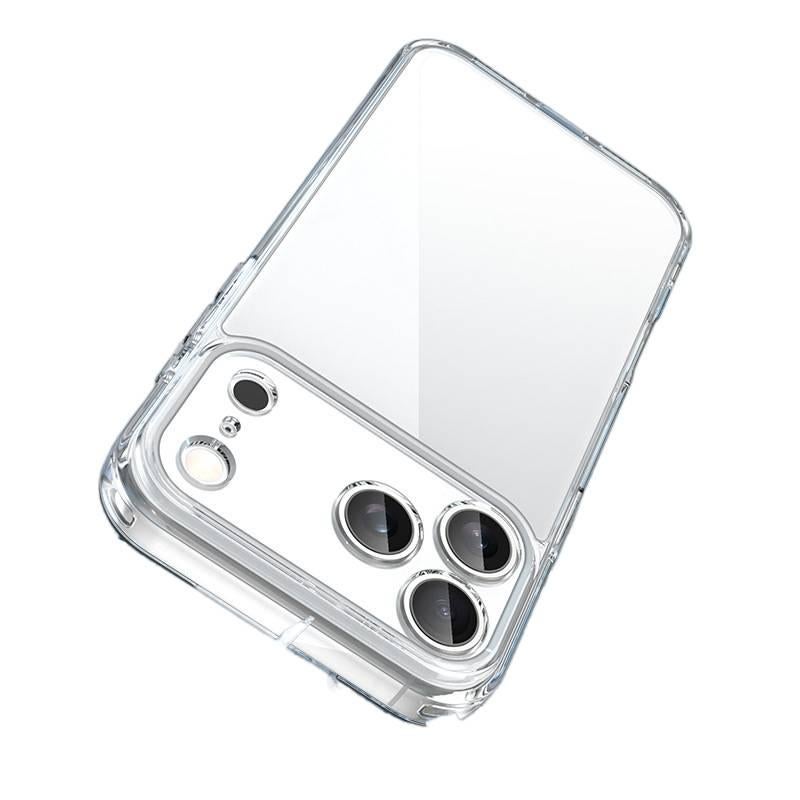 MS غطاء واقي بسيليكون لـ iPhone 17 / 17 Air / 17 Pro / 17 Pro Max مع مقاوم للصدمات وحماية من السقوط مع مقاوم للصدمات مع مقاوم لبصمات الأصابع مع مقاوم للخدش باللون شفاف من السيليكون - Image 4