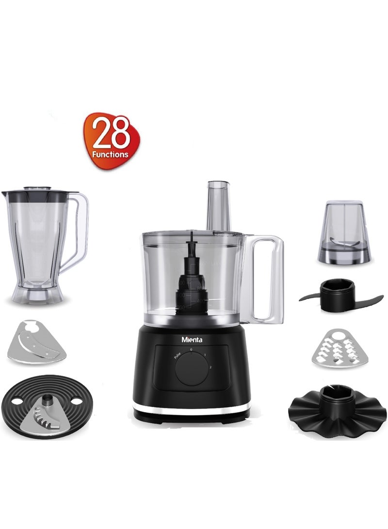 Mienta Food processor, 1000W, 28 Functions, Mille Full Set, FP141535A - Image 1