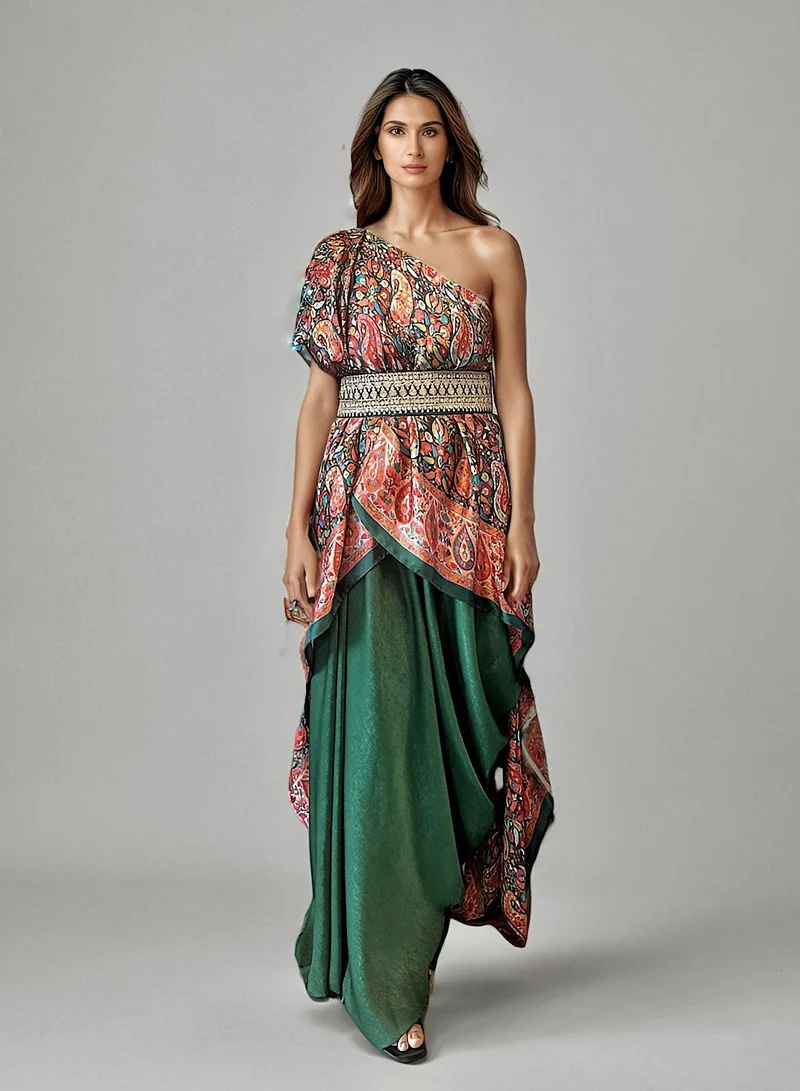 Ecstacy Cape Dress set