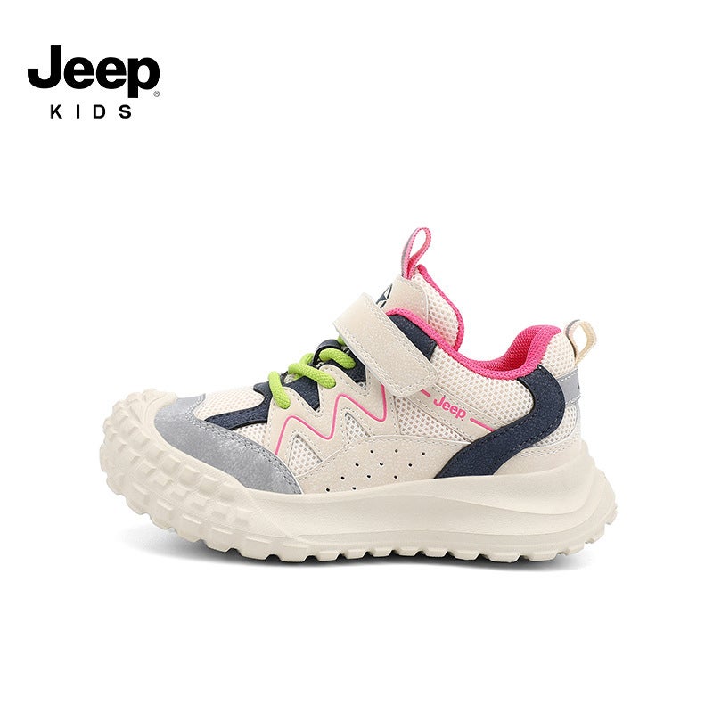 Jeep Children'S Shoes Mesh Outdoor Hiking Shoes Spring Boys Sneaker Girls Running Shoes - Image 1
