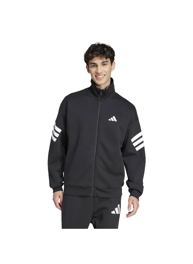 Adidas M Fi 3S Tt Black Training Track Tops For Men XS