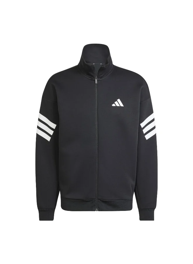 Adidas M Fi 3S Tt Black Training Track Tops For Men XS
