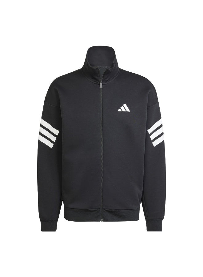 Adidas M Fi 3S Tt Black Training Track Tops For Men XS - Image 1