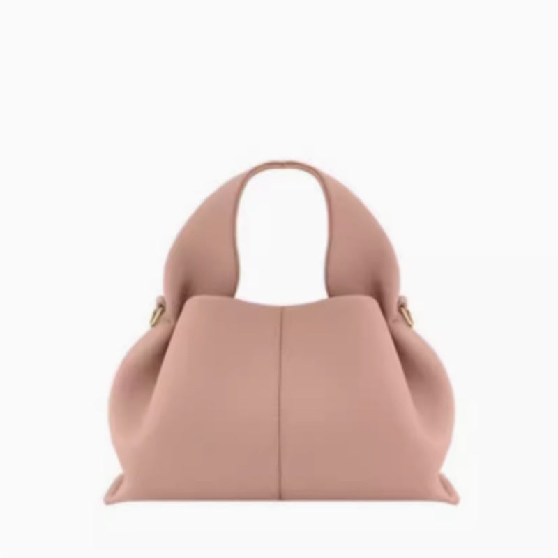 French Niche polene Cloud Bag Neuf 9 Cowhide Handbag Crossbody Shoulder Womens Bag poleno Dumpling Bag Hill color trumpet 