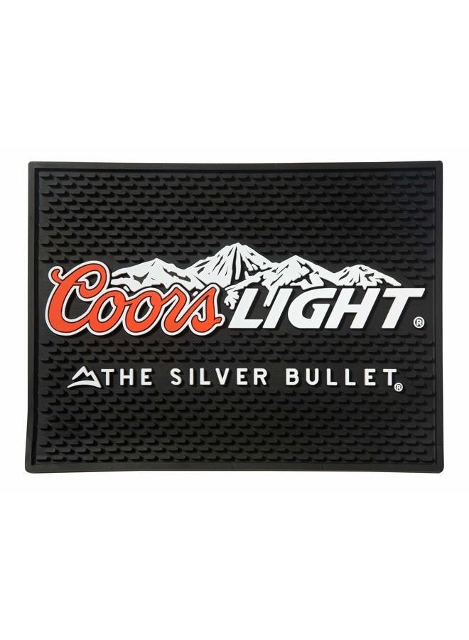 Light Bar Mat, Silver Bullet, 12x9 inches, Gray, Rectangular, Rubber