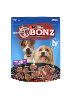 Purina T-Bonz Filet Mignon Flavor Steak Shaped Treats for Dogs - (Pack of 4) 28 oz. Pouches - pzsku/ZCB814AC55F47A0A9AB89Z/45/_/1737032220/bf087e2c-1302-4ad9-bf7f-0890198263af