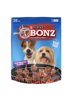 PURINA Purina T-Bonz Filet Mignon Flavor Steak Shaped Treats for Dogs - (Pack of 4) 28 oz. Pouches  - Image 1