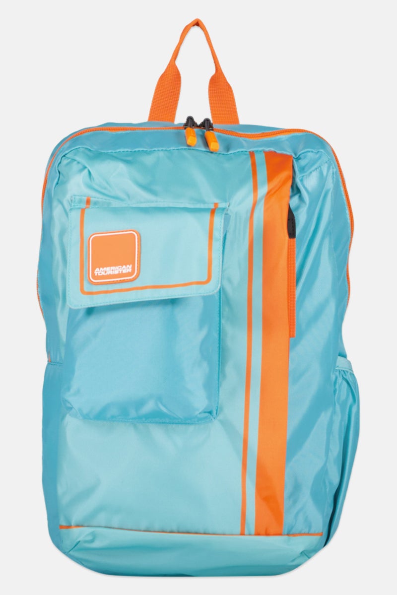 AMERICAN TOURISTER Women Brand Logo Backpack, Teal Green  - Image 1