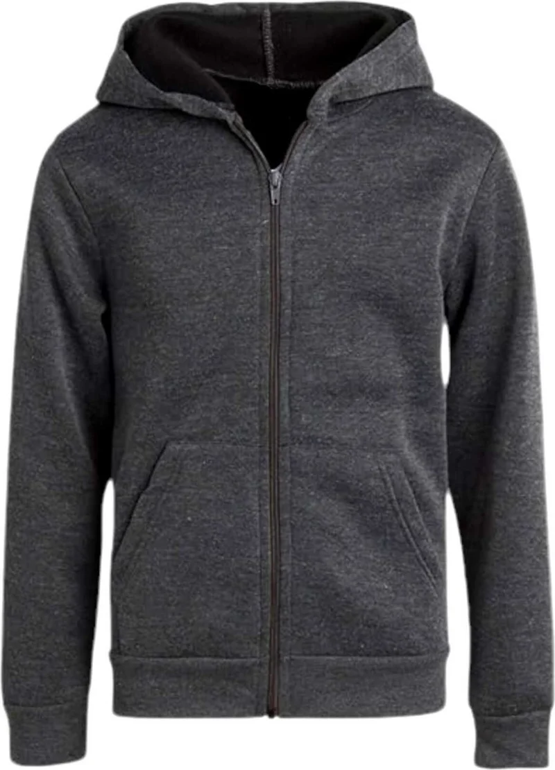 تيزجيلسين Kids Cotton Hooded Zippered Sweatshirt 3 Piece Set