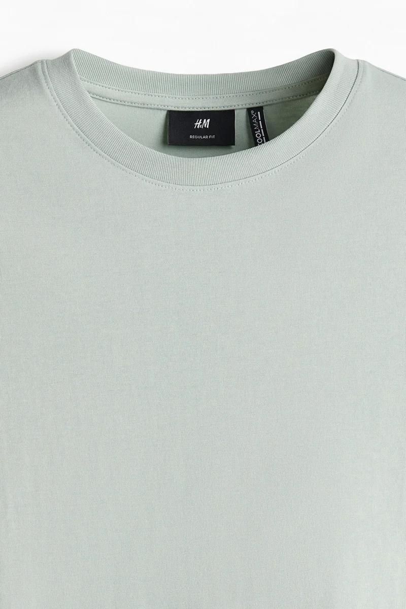 اتش اند ام تي-شيرت قصة عادية من نسيج كول ماكس - عبوة من 2