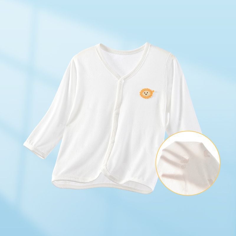 Baby Outwear Summer Thin Clothes Single-Piece Top Baby Sun Protection Clothing Boneless Long-Sleeved Air-Conditioned Clothing Summer Clothing - Image 3