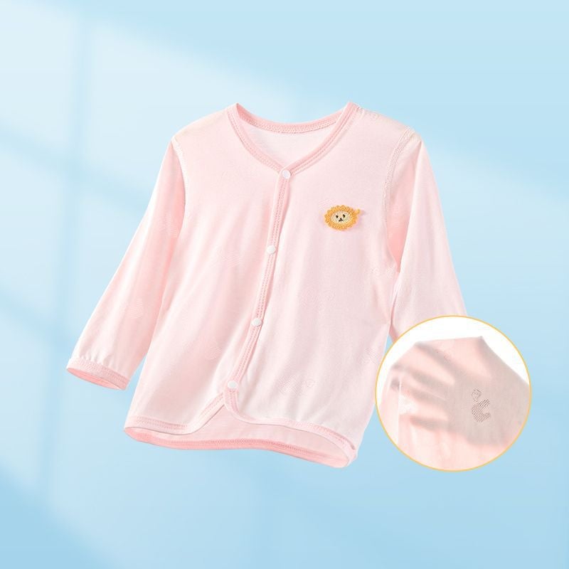 Baby Outwear Summer Thin Clothes Single-Piece Top Baby Sun Protection Clothing Boneless Long-Sleeved Air-Conditioned Clothing Summer Clothing - Image 2