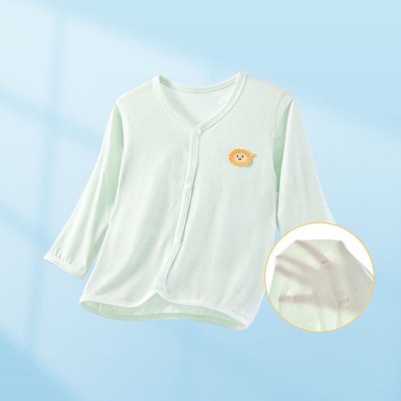 Baby Outwear Summer Thin Clothes Single-Piece Top Baby Sun Protection Clothing Boneless Long-Sleeved Air-Conditioned Clothing Summer Clothing - Image 5