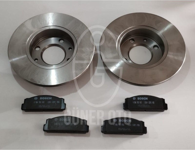 Tofaş Doğan Kartal Şahin Front Brake Disc and Front Pad Set