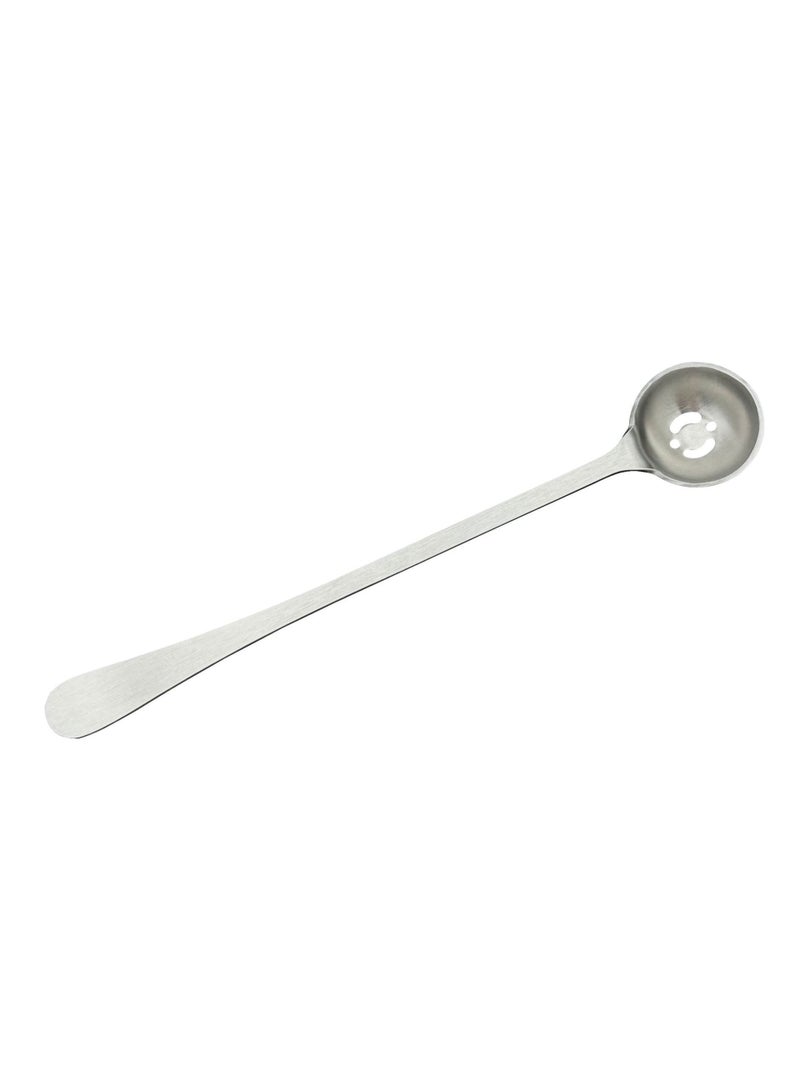Stainless Steel Olive Strainer Spoon, Long Handle Jam Slotted Spoon with Drain Hole, Cooking Spoons - Image 2