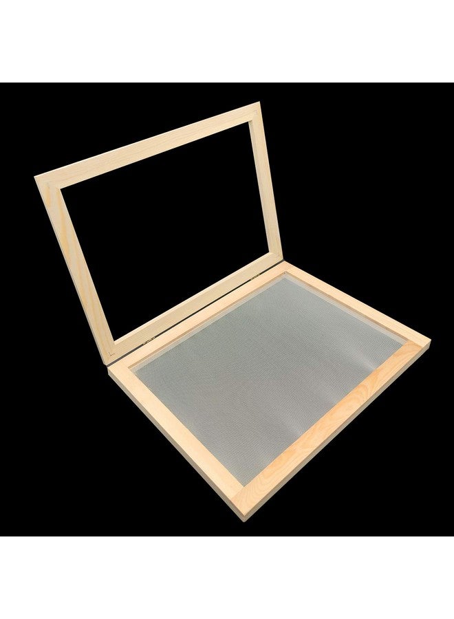 Worown A5 Size Paper Making Screen Natural Wooden Papermaking Mould 7.5 X 10 Inch Wooden Paper Making Frame For Diy Paper Craft And Dried Flower Handcraft - Image 4