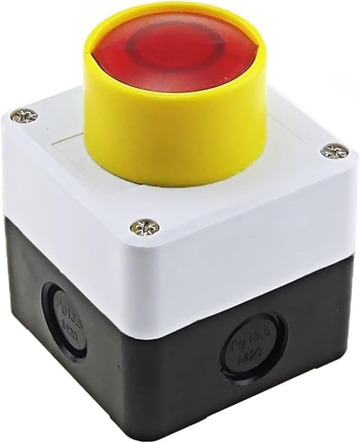 Handheld Button Generic Industrial Emergency Stop Button Switch Control Box Hand Held ...